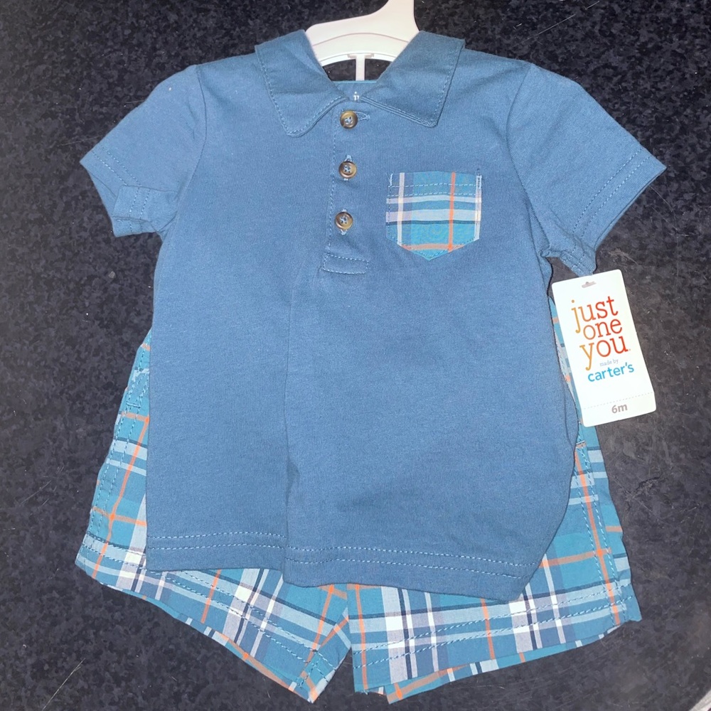 Carters 6mon Summer Outfit TShirt & Shorts